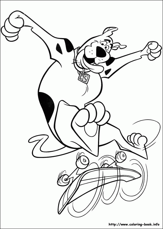 Scooby Doo kolorowanki